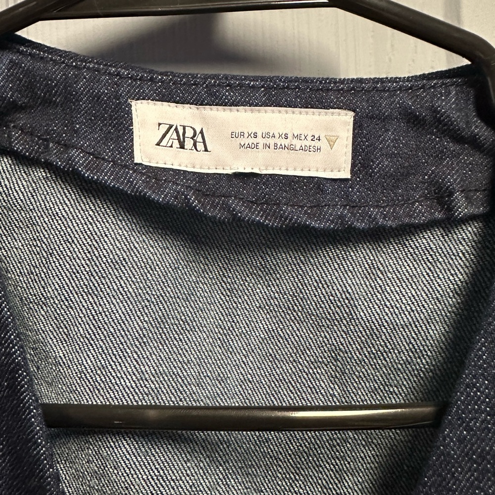 Zara Indigo Denim Jacket - Picture 2 of 4